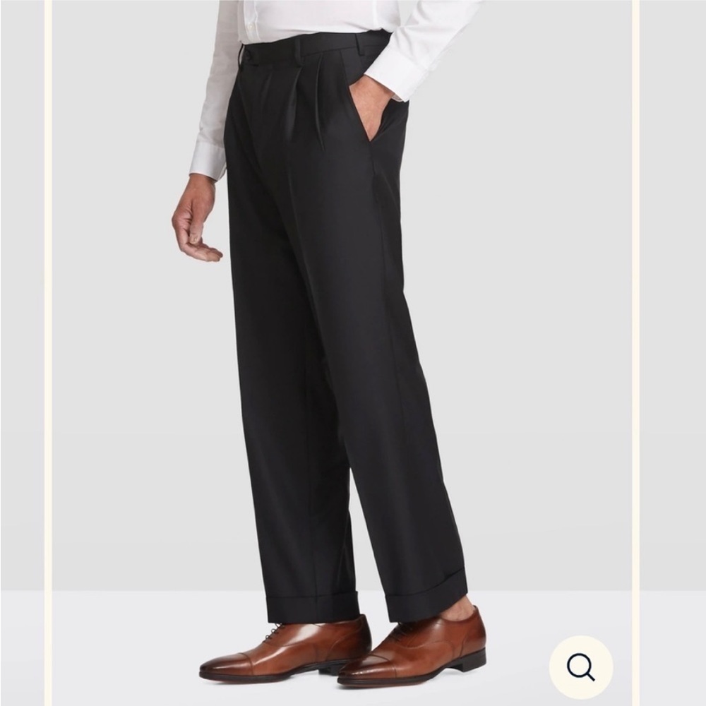 Zanella Bennett Wool Trouser Pants Men's 34” Waist 32" Inseam Office Work Study